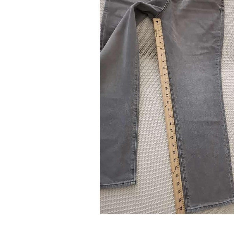 H&M  NWT Vintage Mom Jeans Gray Ultra High Waist Ankle Sz 8 29x27