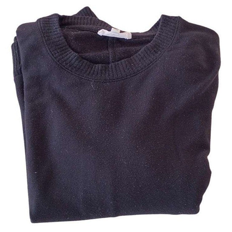 Everlane Black Crew Neck Long Sleeve Sweater Size Medium