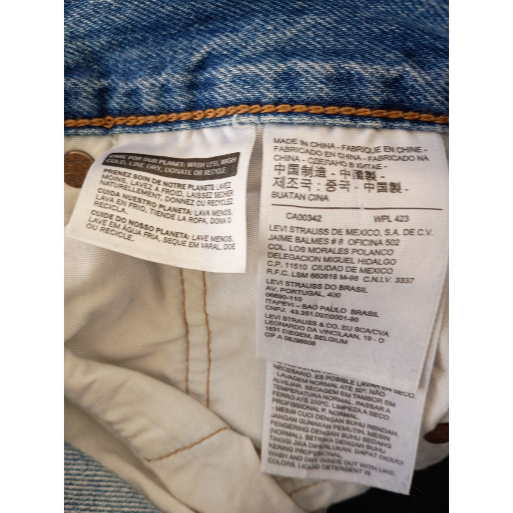 Levi's 710 Super Skinny Jeans Dark Wash Stretch Denim Women 27x29