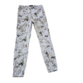 Buffalo David Bitton Havana High Rise Floral Skinny Jeans 27x25 White Grn Ankle