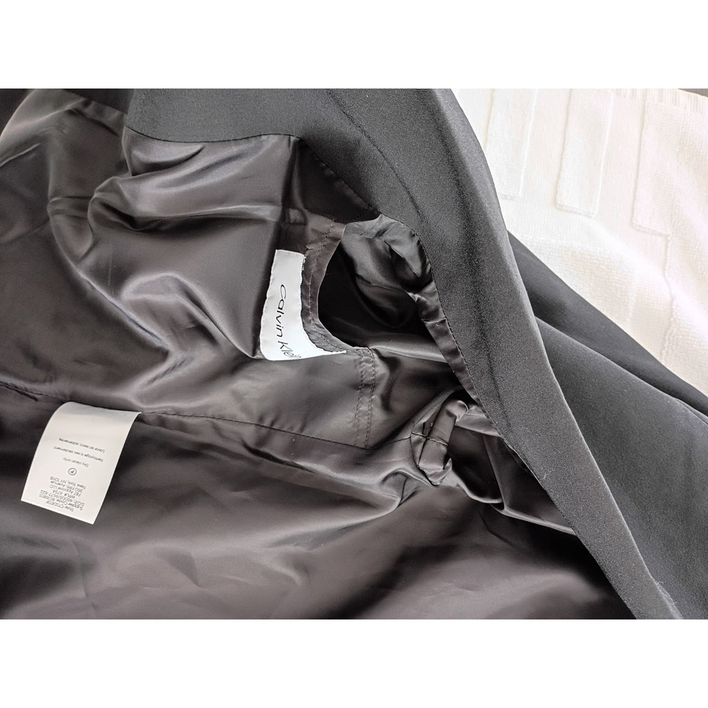 Calvin Klein Boys 12 Charcoal Gray Blazer Suit Jacket Formal Wedding
